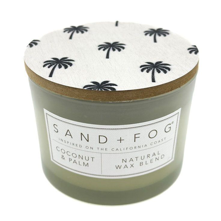 Coconut & Palm Scented Candle | SAND + FOG