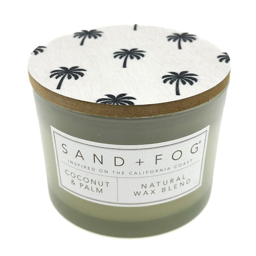 Coconut & Palm Scented Candle | SAND + FOG