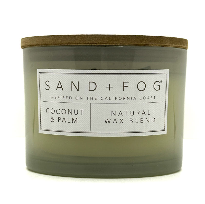 Coconut & Palm Scented Candle | SAND + FOG