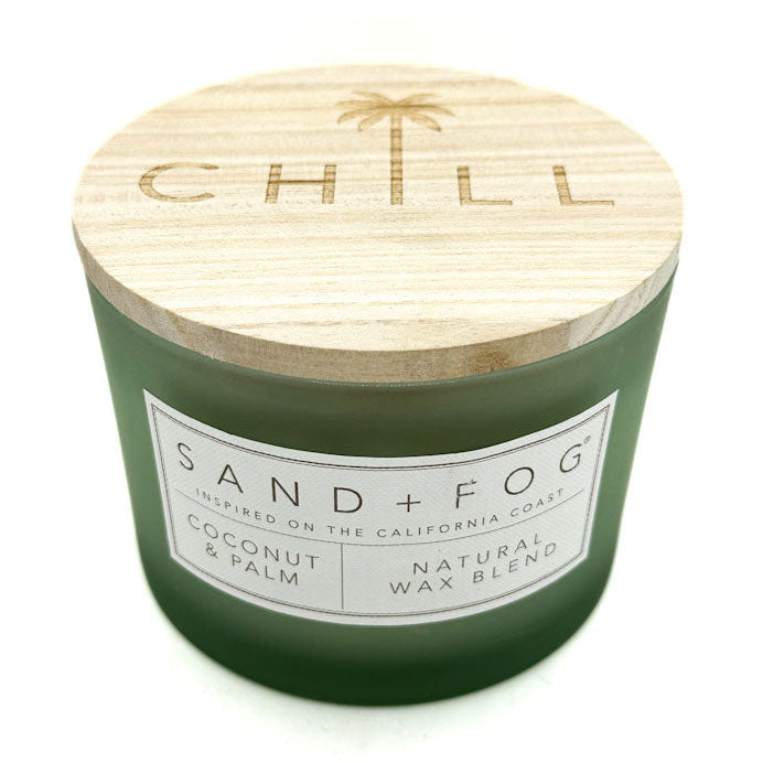 Coconut & Palm Scented Candle | SAND + FOG