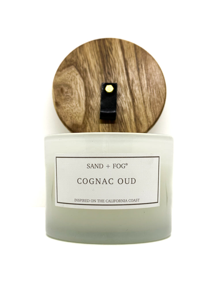 Cognac Oud Scented Candle | SAND + FOG