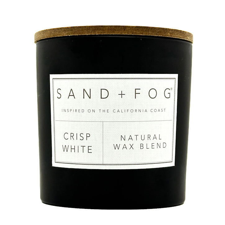 Crisp White Scented Candle | SAND + FOG