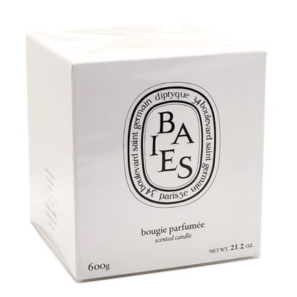 Diptyque Baies scented candle on a white background