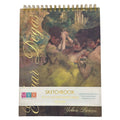 Sketchbook with 'Yellow Dancers' by Edgar Degas on the cover