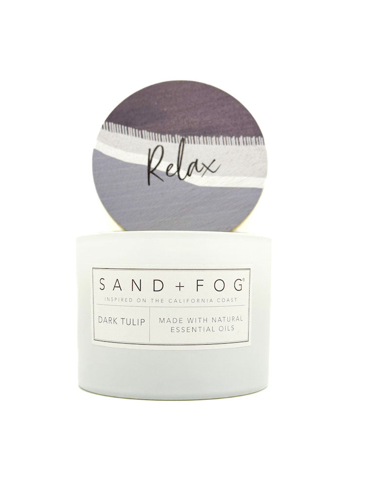 Dark Tulip Scented Candle | SAND & FOG