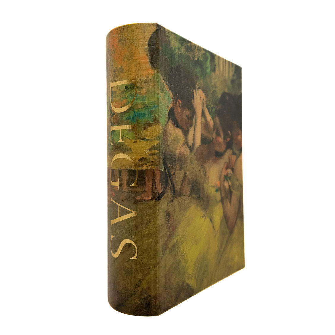 Book Box with a cover featuring artwork and the name 'Degas' on a white background