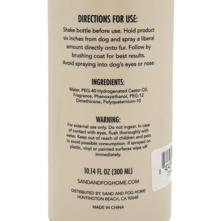 SAND + PAWS Deodorising Dog Spray | SAND + FOG