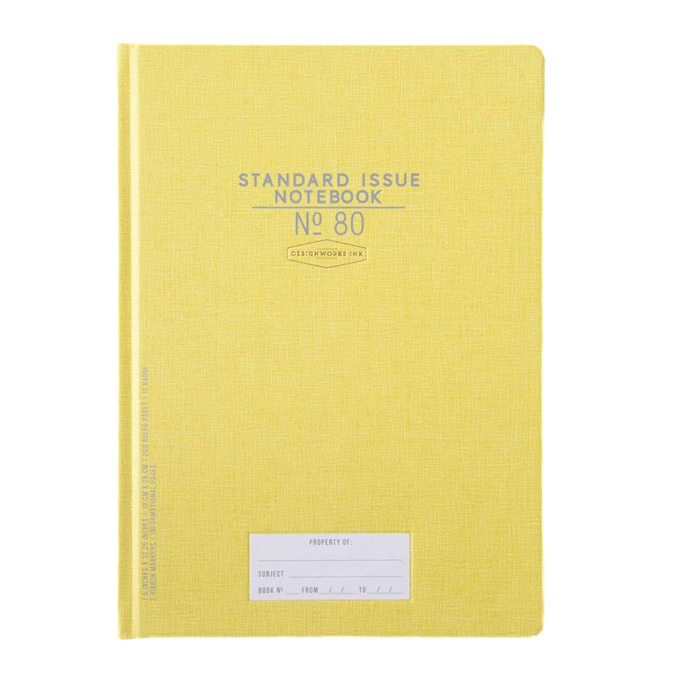 DesignWorks Ink Standard Issue Hardcover Notebook No. 80