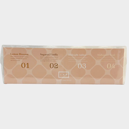 A rectangular box of candles