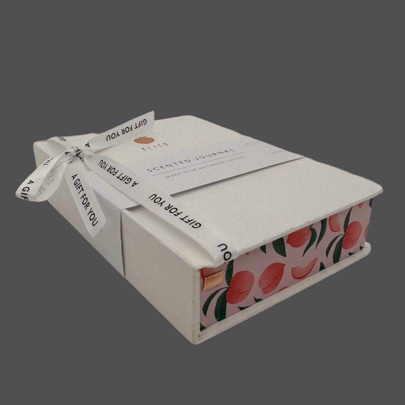 Dotted Peach Scented Journal