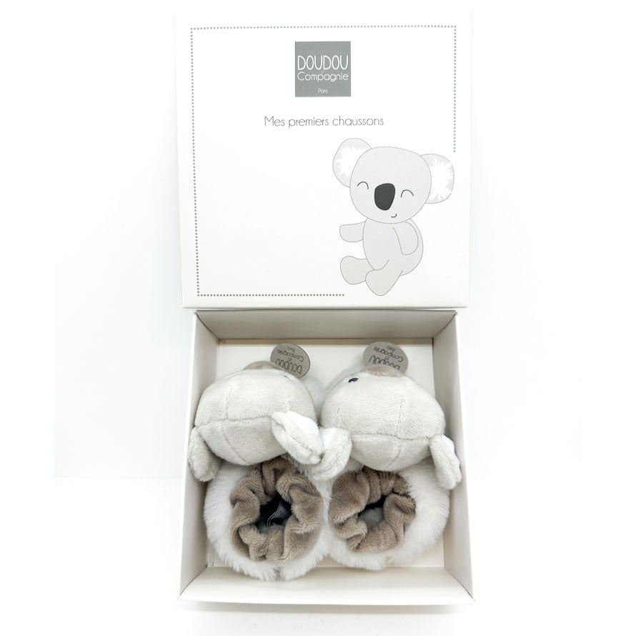 Doudou et Compagnie New Baby Koala Slippers