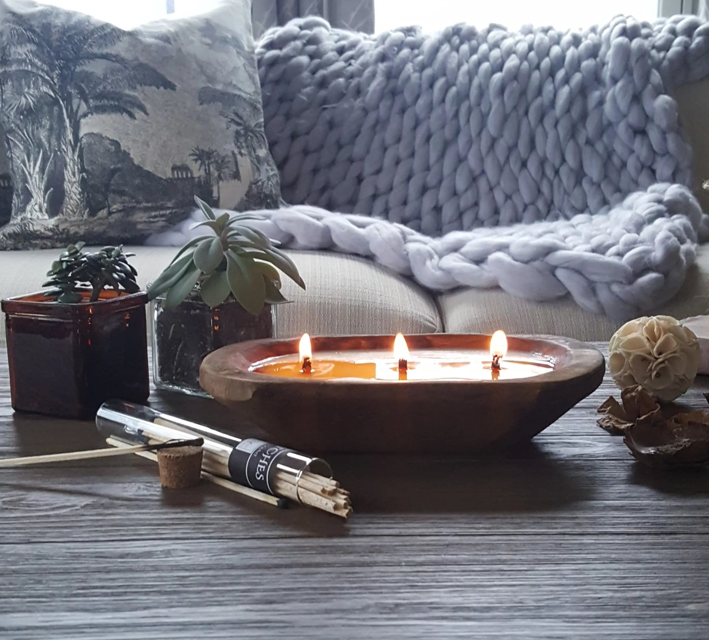 Creme Brulee Dough Bowl Scented Candle