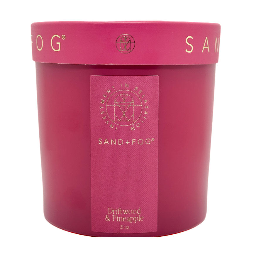 Driftwood & Pineapple Scented Candle | SAND + FOG