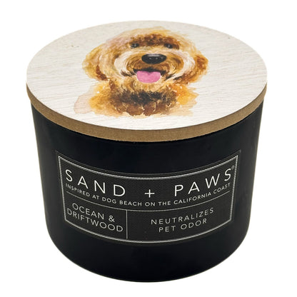 Ocean & Driftwood Scented Candle | SAND + PAWS