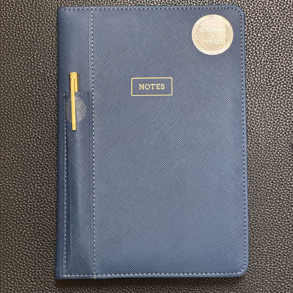 Eccolo Blue Journal & Pen Set 