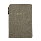 Textbook with a herringbone pattern and 'NOTES' label on a white background