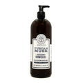 Erbario Toscano brown bottle of Tuscan Musk shower gel on a white background