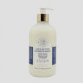 Erbario Toscano Shea butter hand wash bottle with pump on a white background