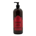 Erbario Toscano - Tuscan Spices shower gel bottle with red label on a white background