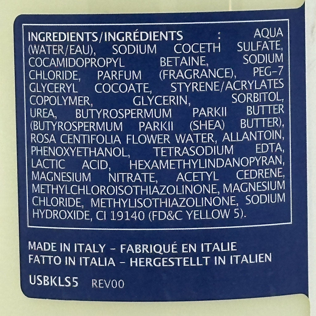 Erbario Toscano Shea Butter Label