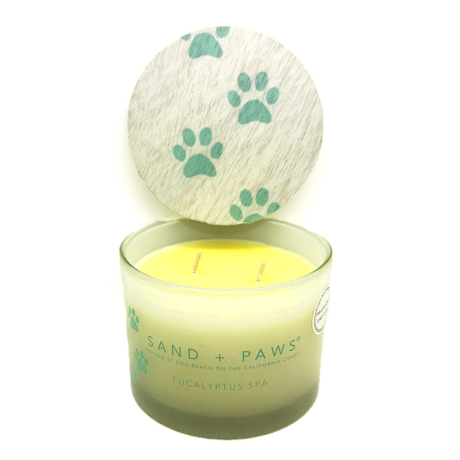 Eucalyptus Spa Scented Candle | SAND + PAWS