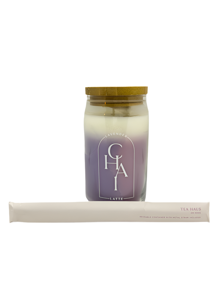 Lavender Chai Latte Scented Candle | DW Home