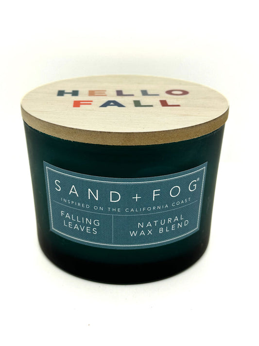 Hello FALL- Falling Leaves Scented Candle | SAND + FOG