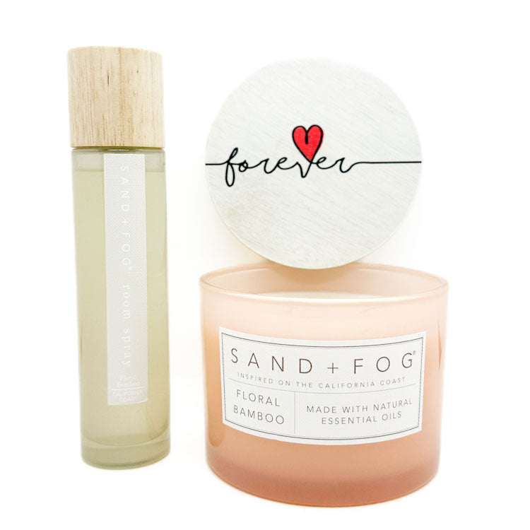 Floral Bamboo Scented Candle - Room Spray - Reed Diffuser | SAND & FOG