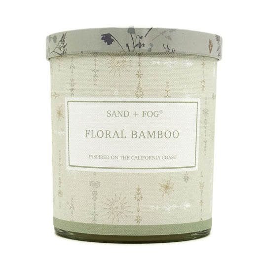 Floral Bamboo Scented Candle | SAND & FOG