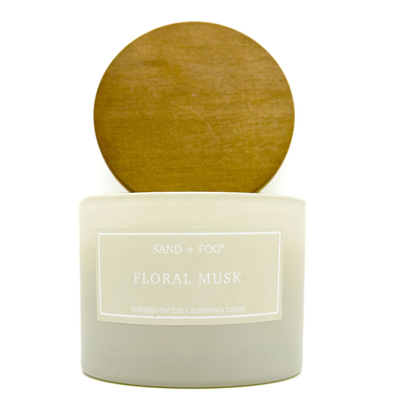 Floral Musk Scented Candle | SAND + FOG