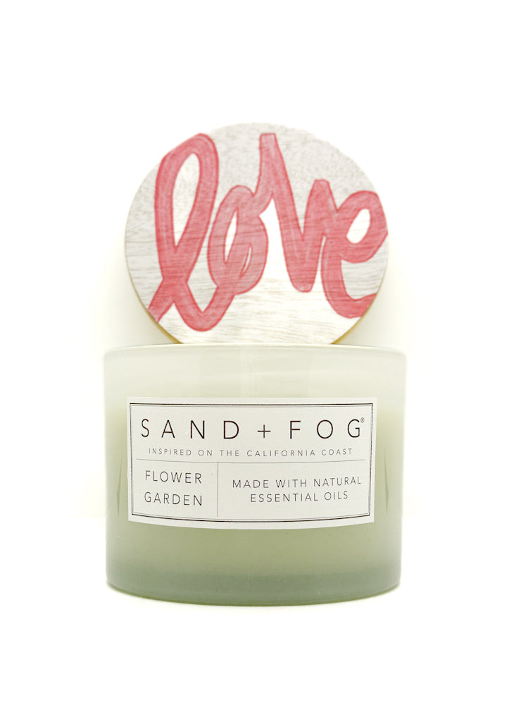 Flower Garden Scented Candle - Valentine Edition | SAND + FOG