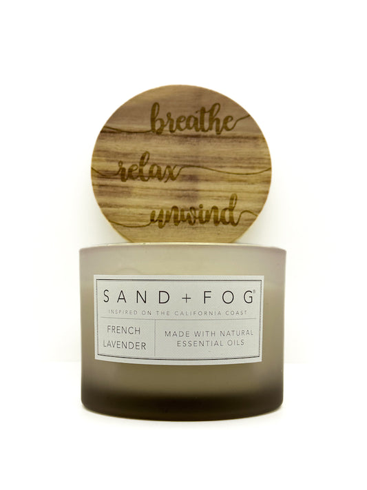 French Lavender Scented Candle | SAND + FOG