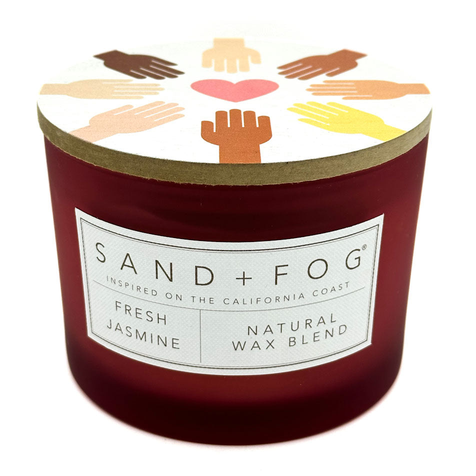 Fresh Jasmine Scented Candle | SAND + FOG