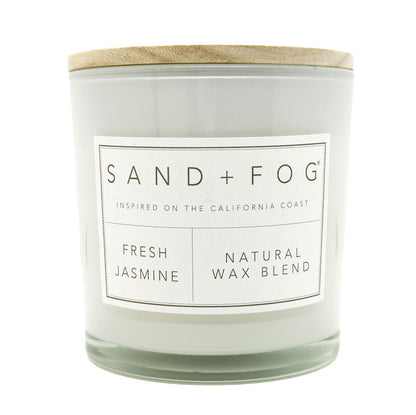 Fresh Jasmine Scented Candle | SAND + FOG