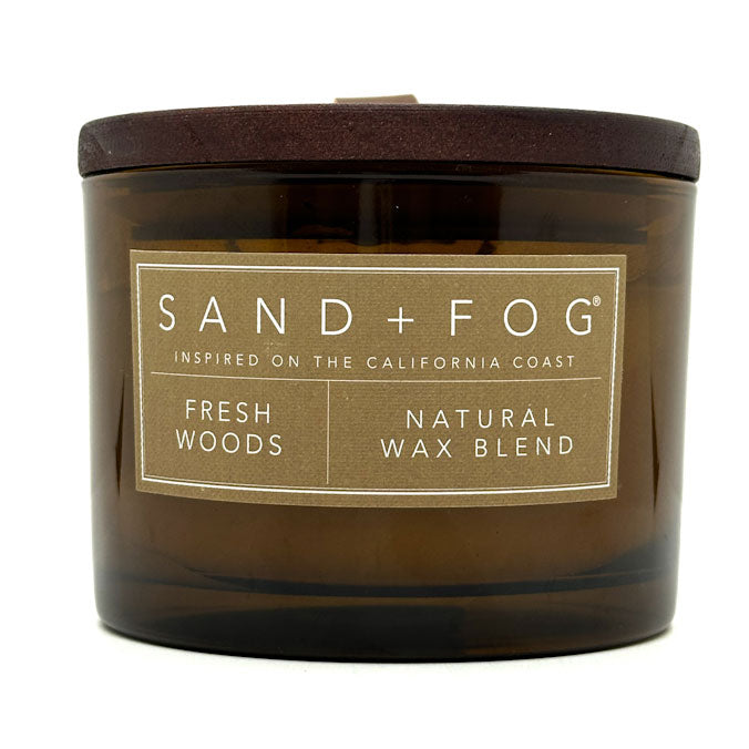 Fresh Woods Scented Candle | SAND + FOG