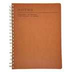 B5 Brown Leather Notebook | Fringe Studio