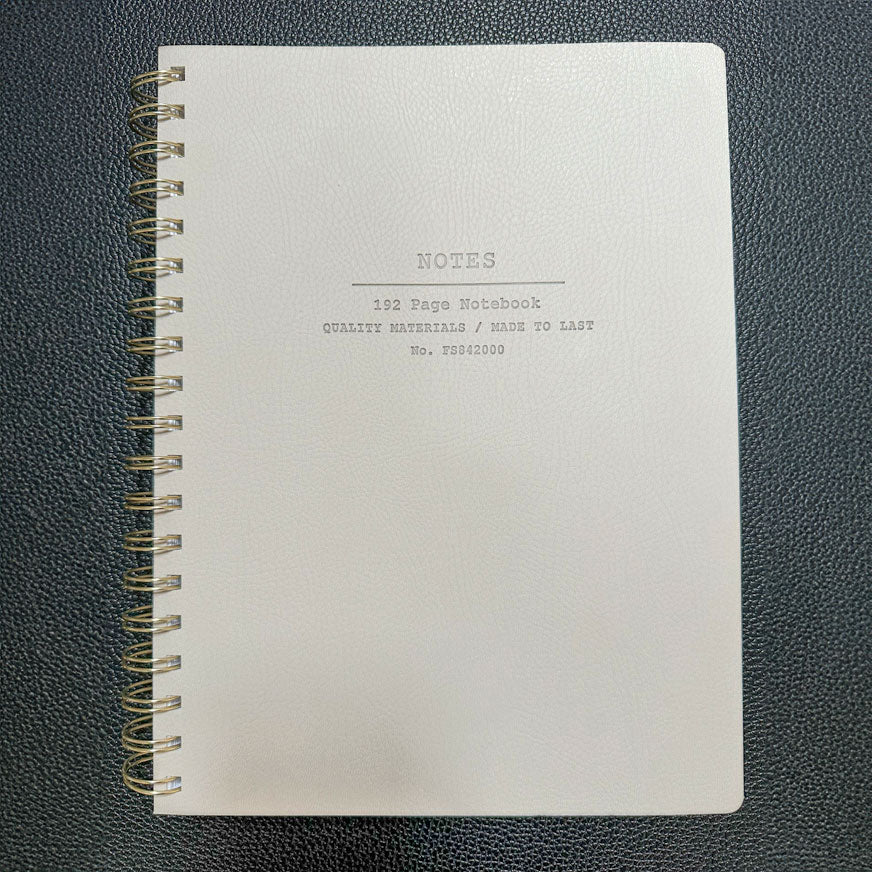 Fringe Studio B5 Soft Leather Notebook - Cream