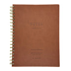 B5 Soft Leather Notebook - Dark Brown | Fringe Studio