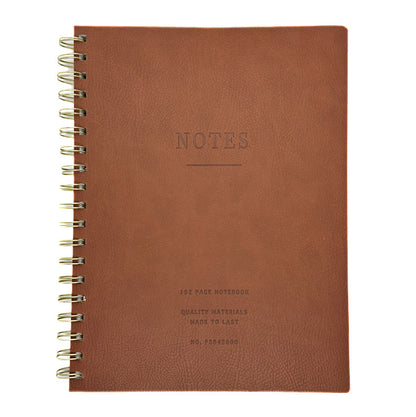 B5 Soft Leather Notebook - Dark Brown | Fringe Studio
