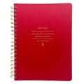 FRINGE Studio Red B5 Hardcover Leather Notebook