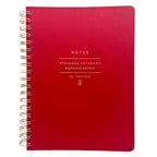 FRINGE Studio Red B5 Hardcover Leather Notebook