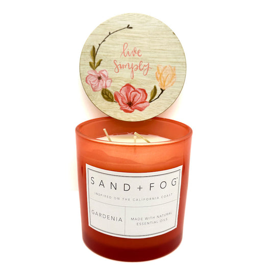 Gardenia Scented Candle | SAND & FOG