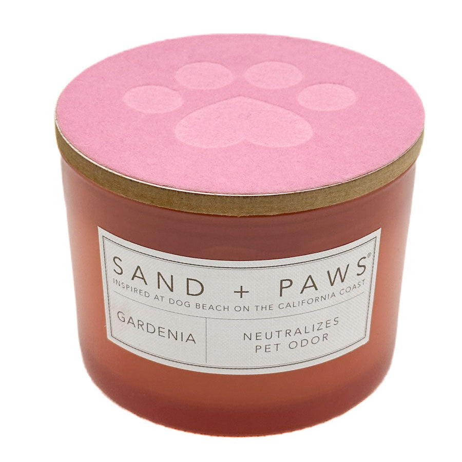 Gardenia Scented Candle - SAND + PAWS