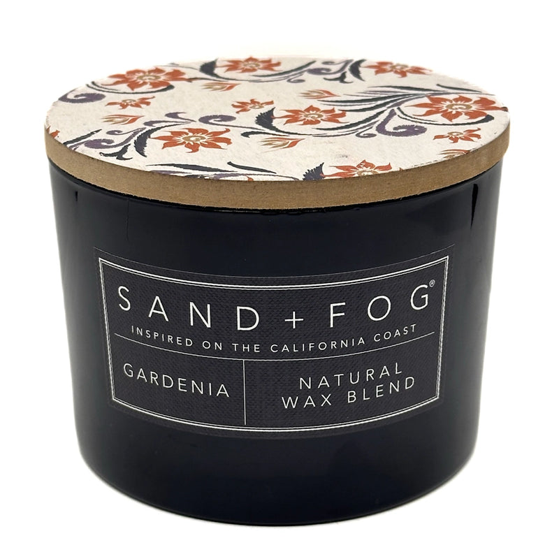 Black Gardenia Scented Candle - SAND + FOG