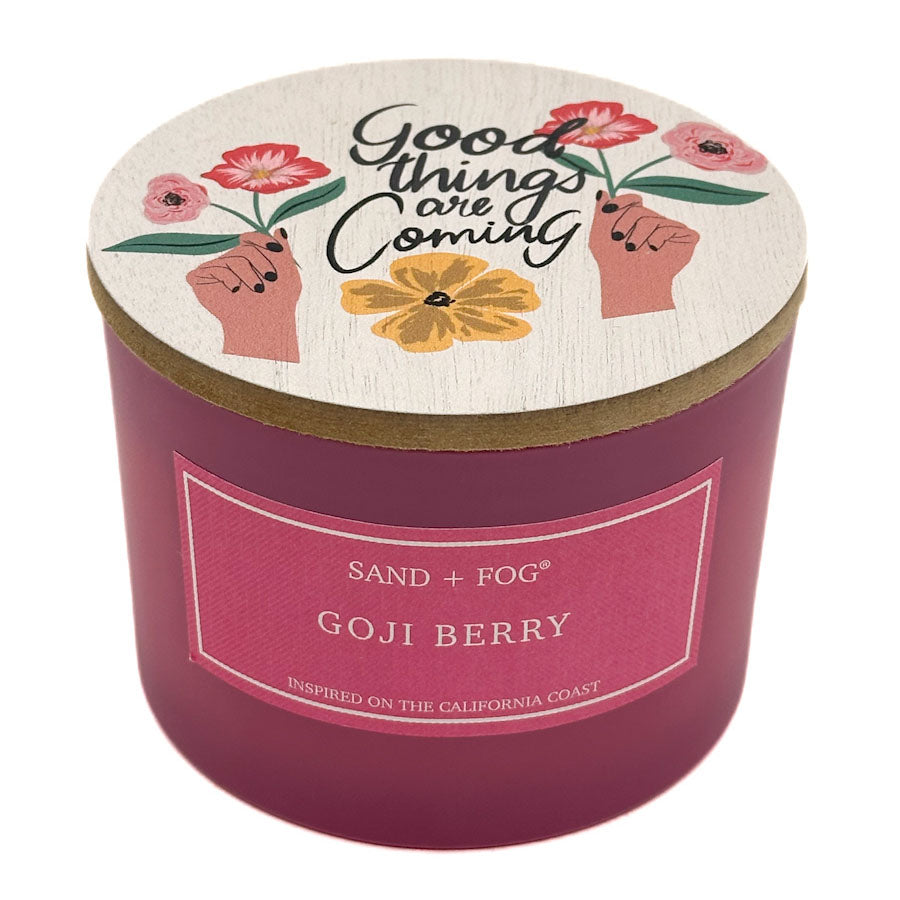 Goji Berry Candle - Good things are coming