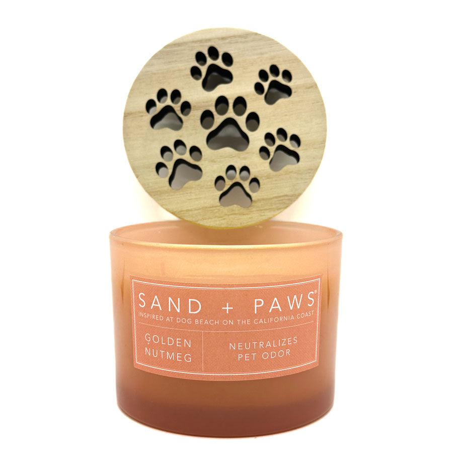 Golden Nutmeg Scented Candle | SAND + PAWS