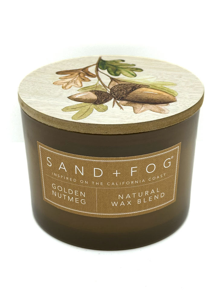 Golden Nutmeg Scented Candle | SAND + FOG