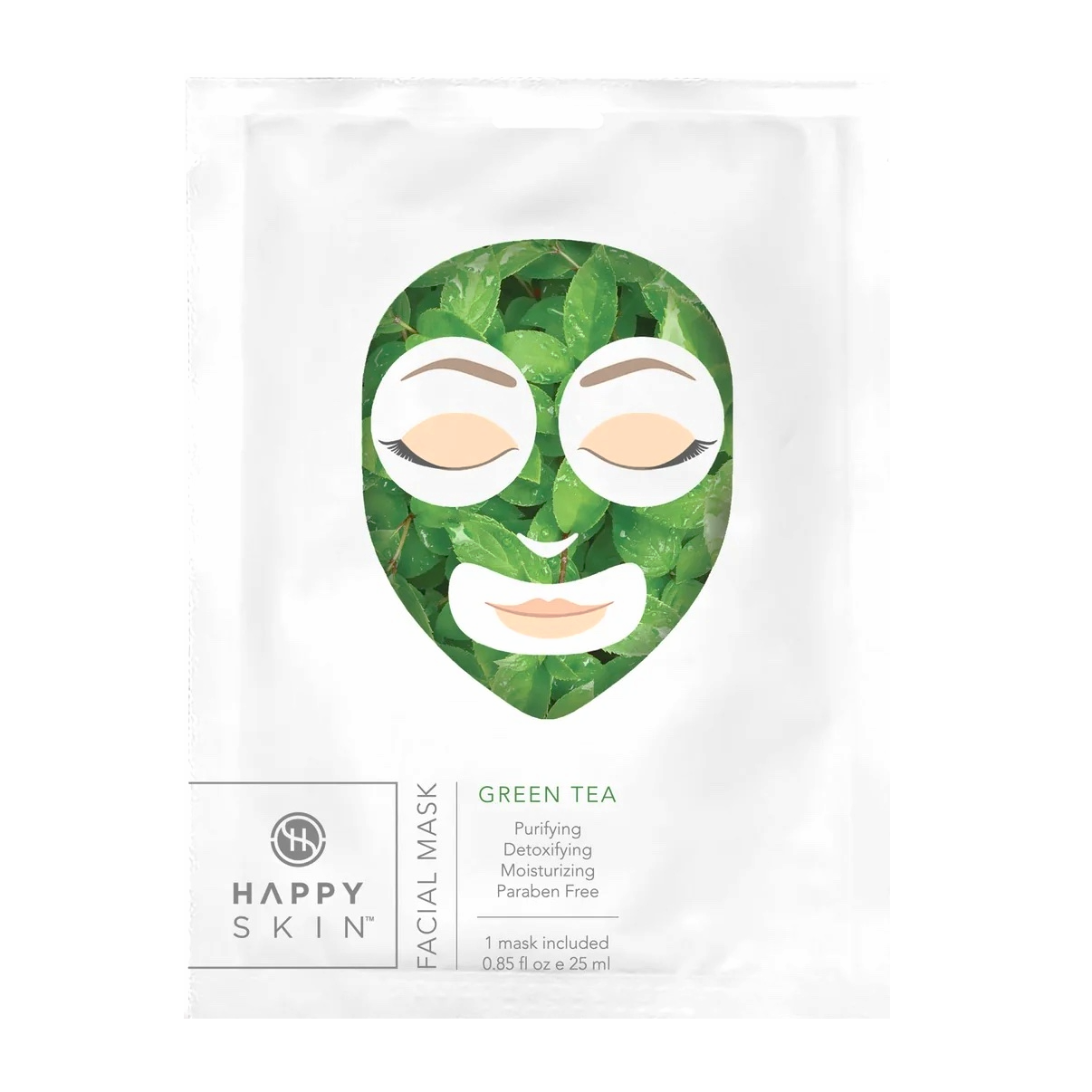 Happy Skin Facial Mask Sheet - Green Tea