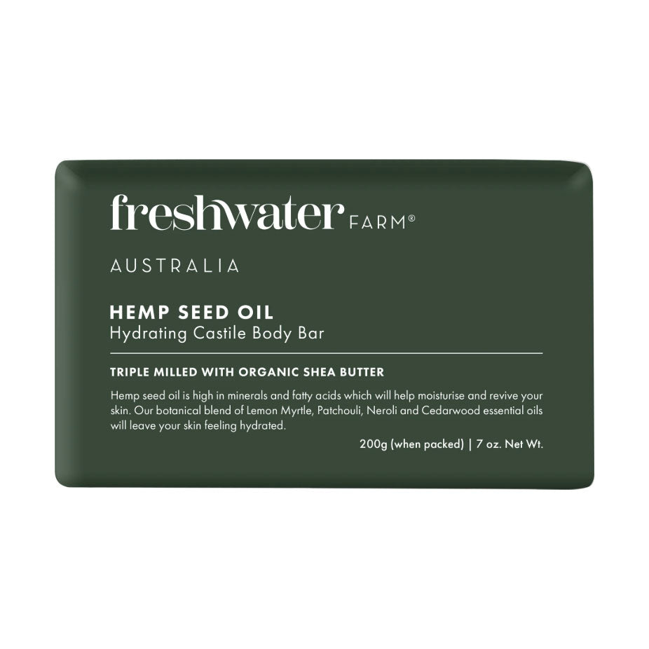 Freshwater Farm Body Bar Soap - Hemp Seed Oil