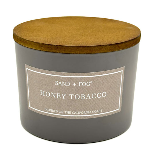 Honey Tobacco Scented Candle | SAND + FOG